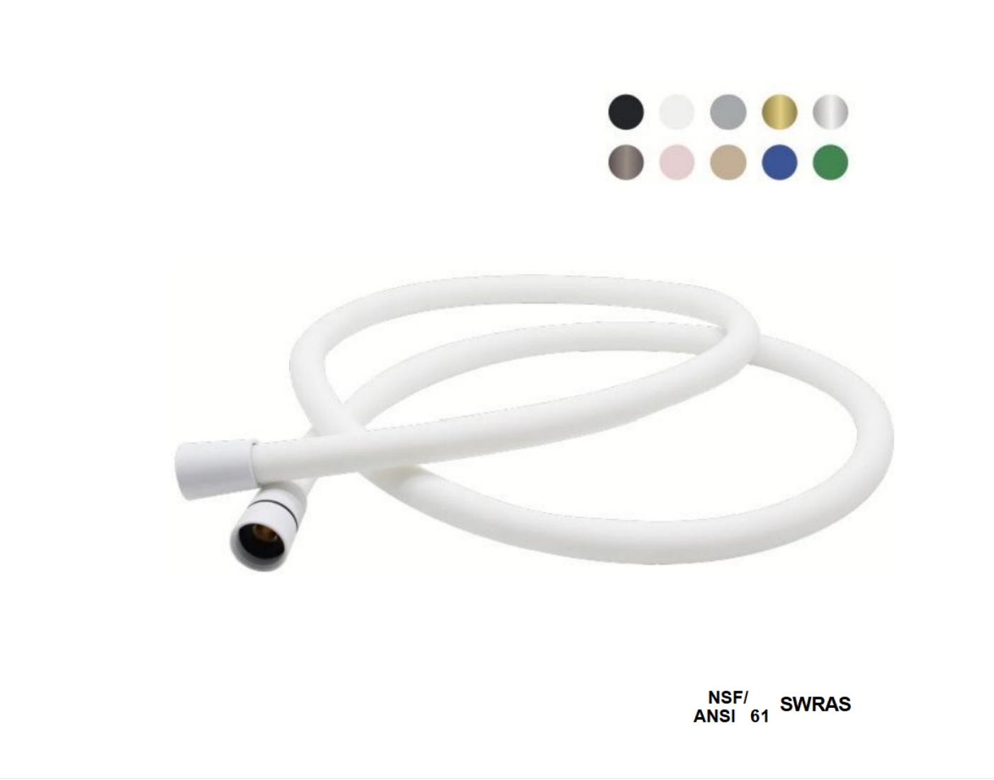 超柔硅胶淋浴管(Super Flexible Silicone Shower Hose)